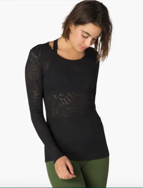 Beyond Yoga Oasis Mesh Pullover Top