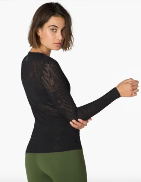 Beyond Yoga Oasis Mesh Pullover Top