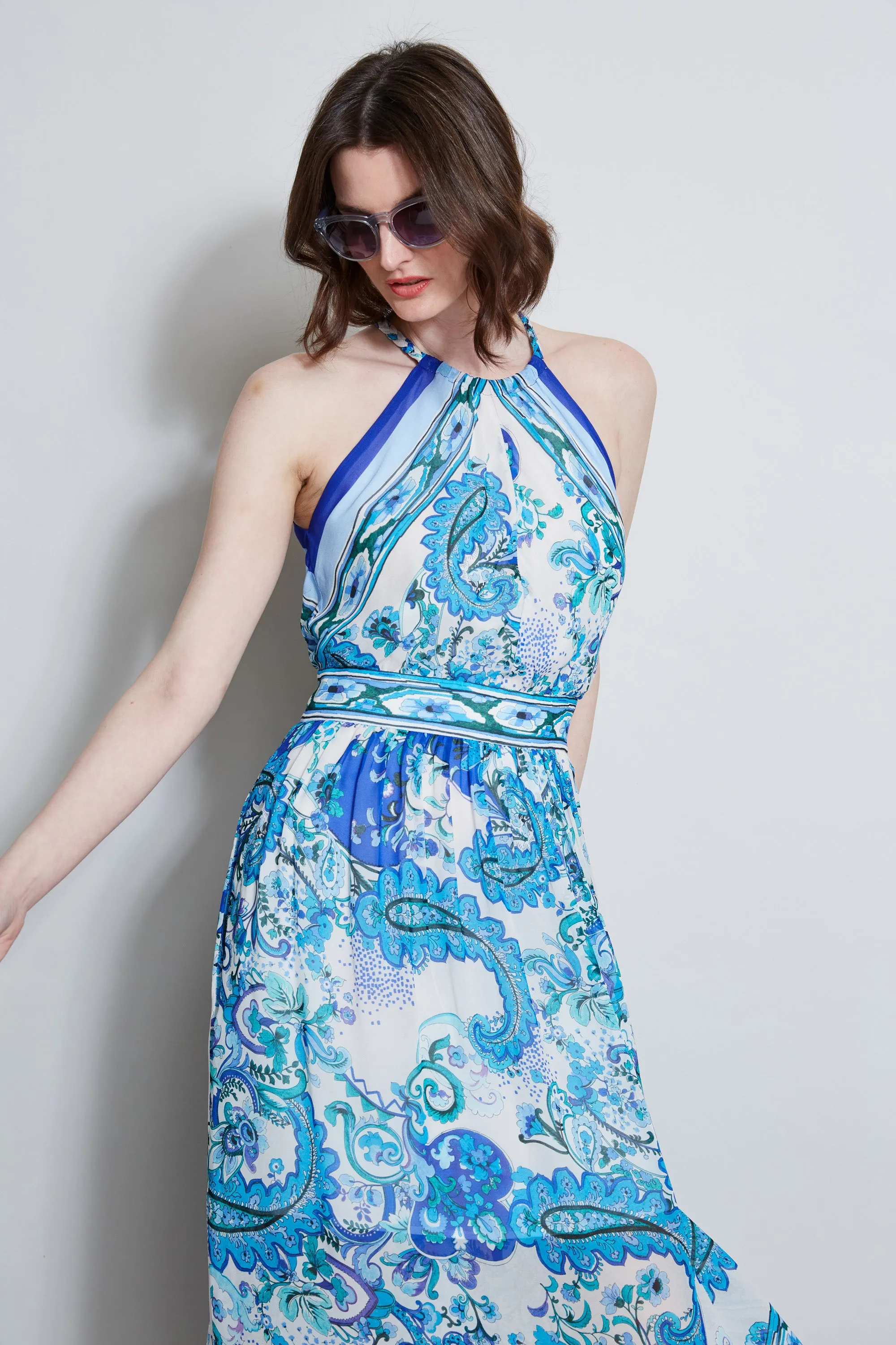 Calypso Halter Dress