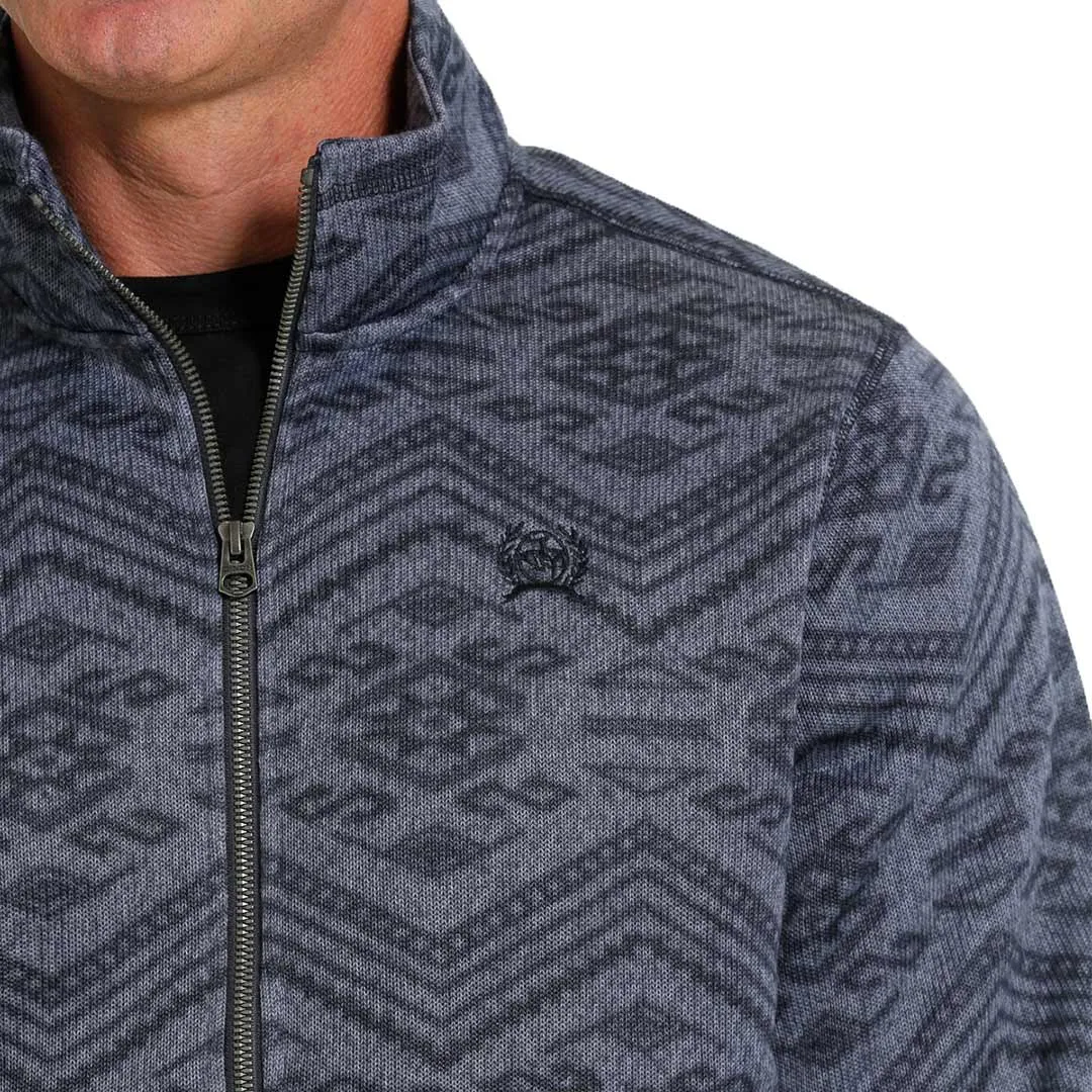 Cinch Men's 1/4 Zip Southwestern Pullover Sweater