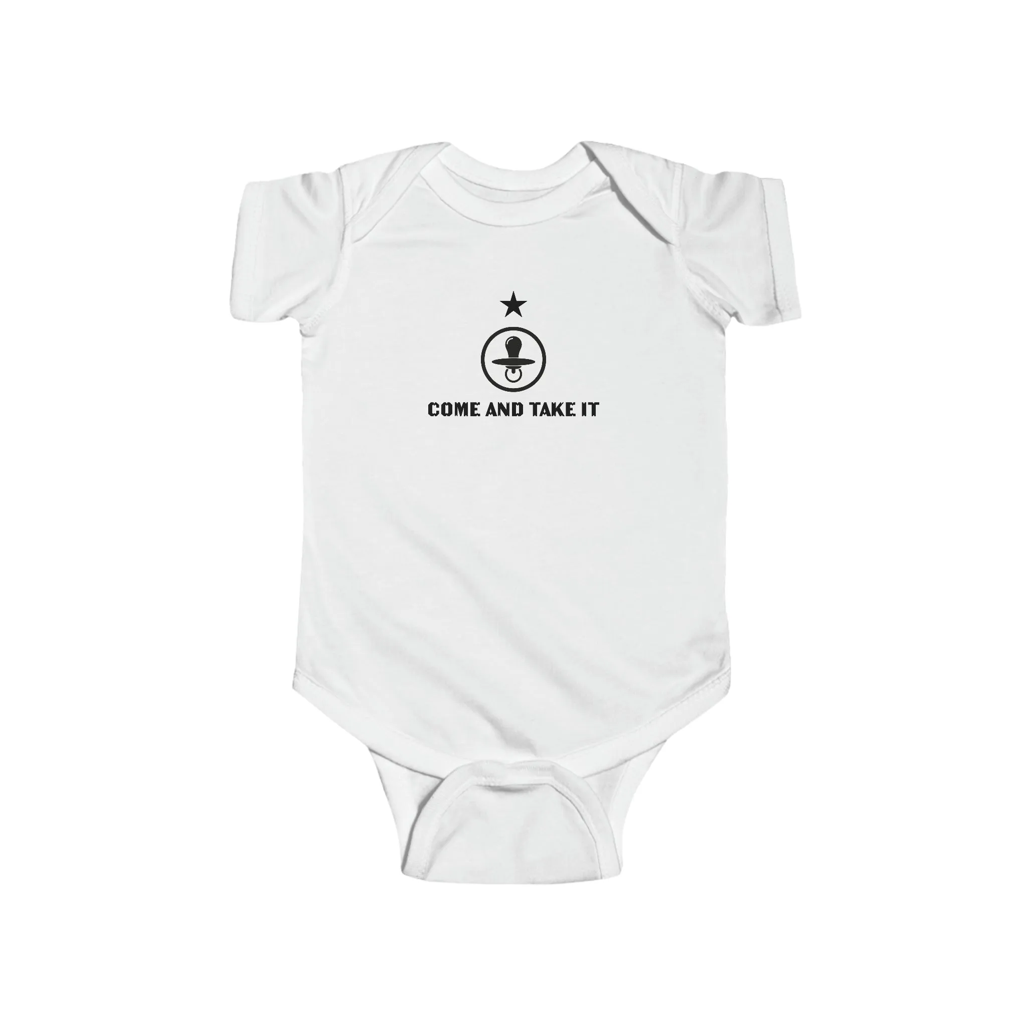 'Come And Take It Pacifier' Infant Bodysuit