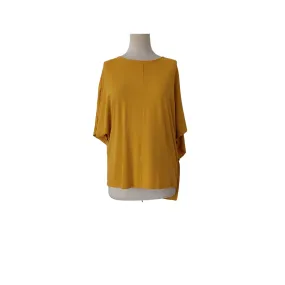 Cos Mustard Yellow Cap Sleeves Top | Gently Used |