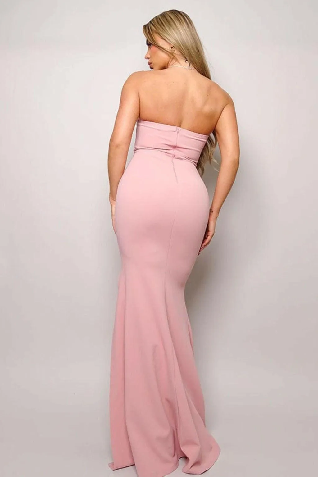 Dulcinea Strapless Corset Maxi Dress