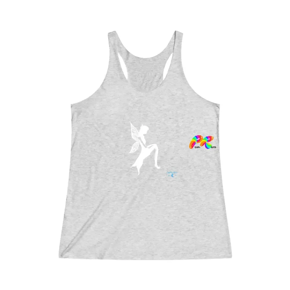 Fairy Women's Tri-Blend Racerback Tank