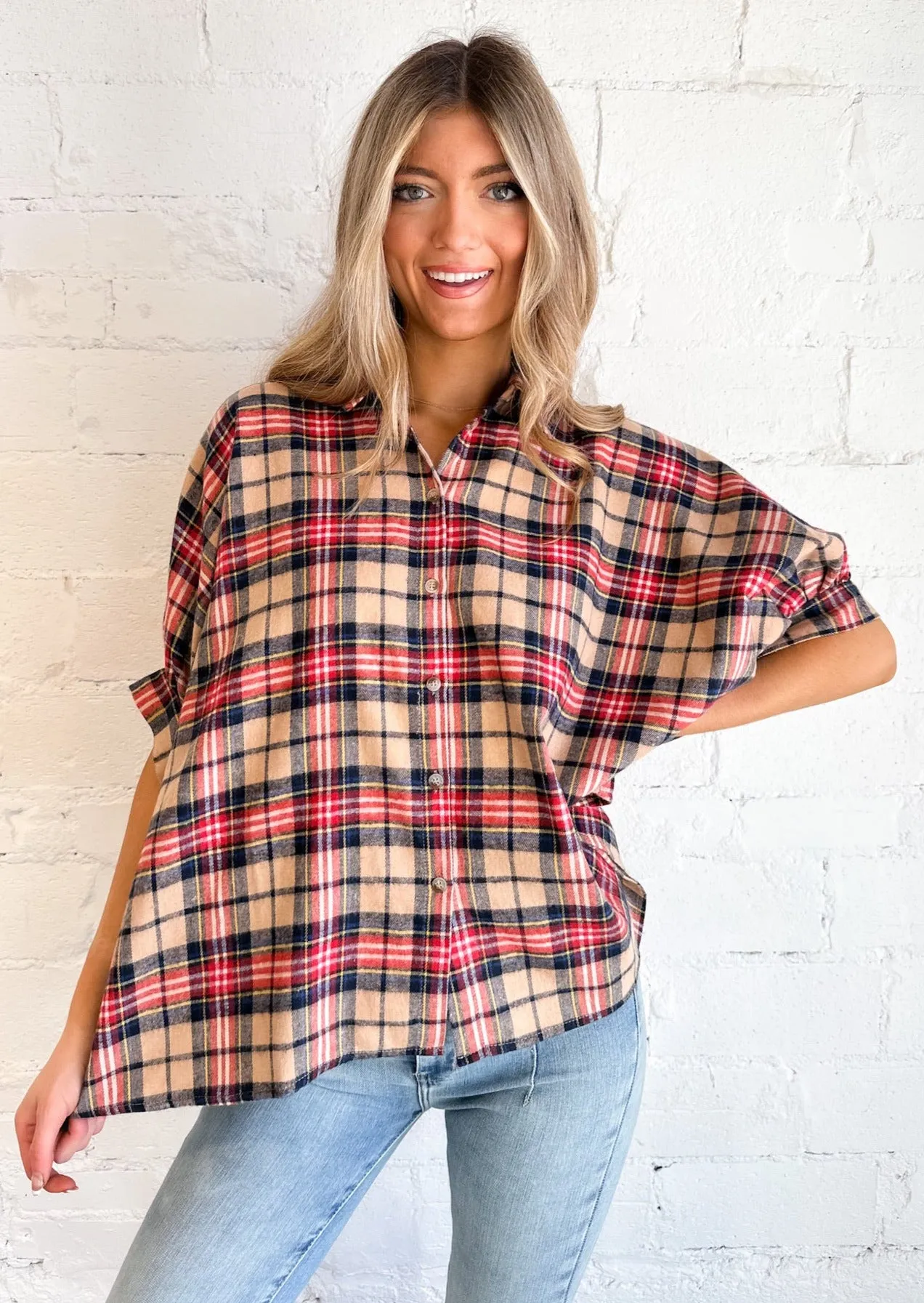 Favorite Flannel Top