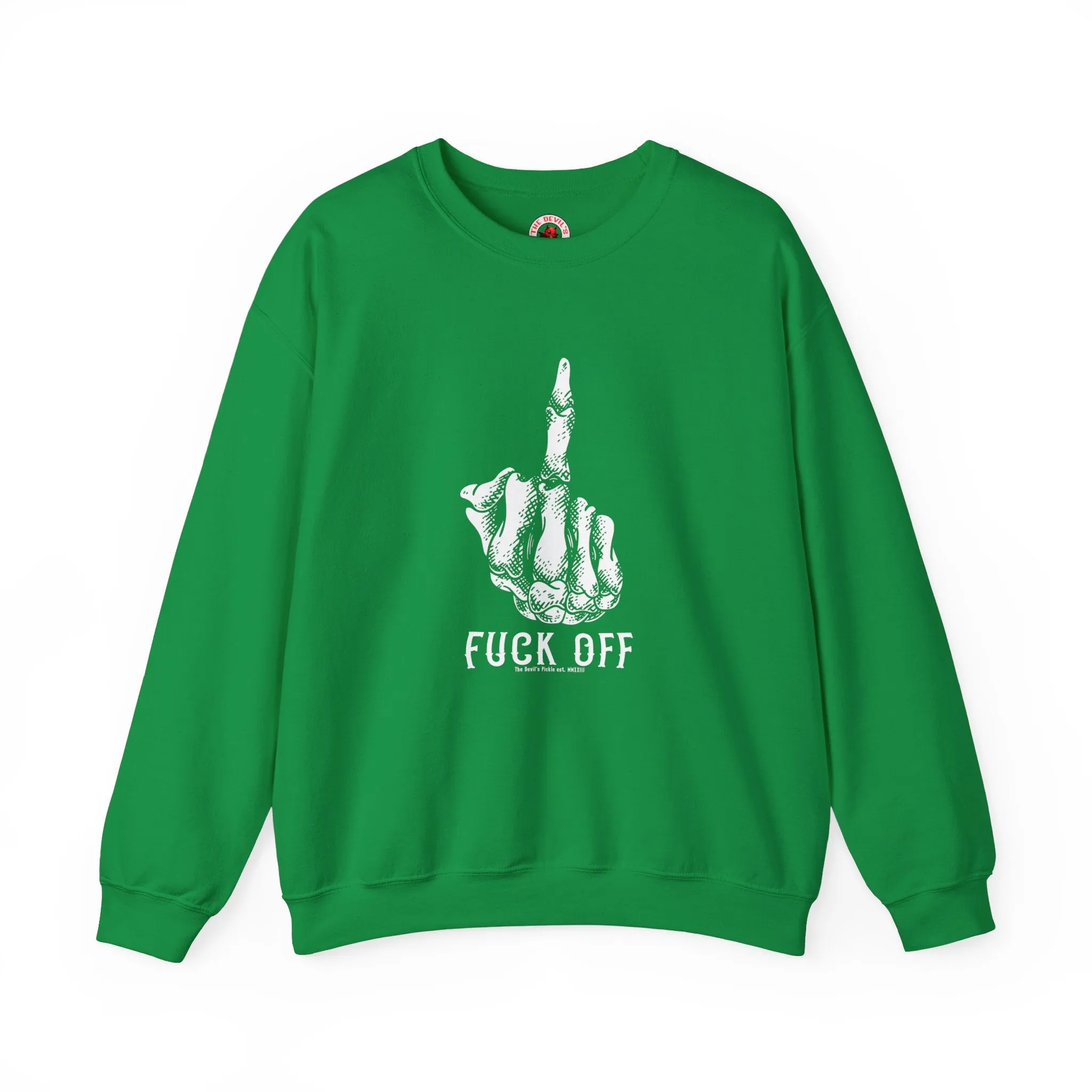 Fuck Off Finger Crewneck Sweatshirt