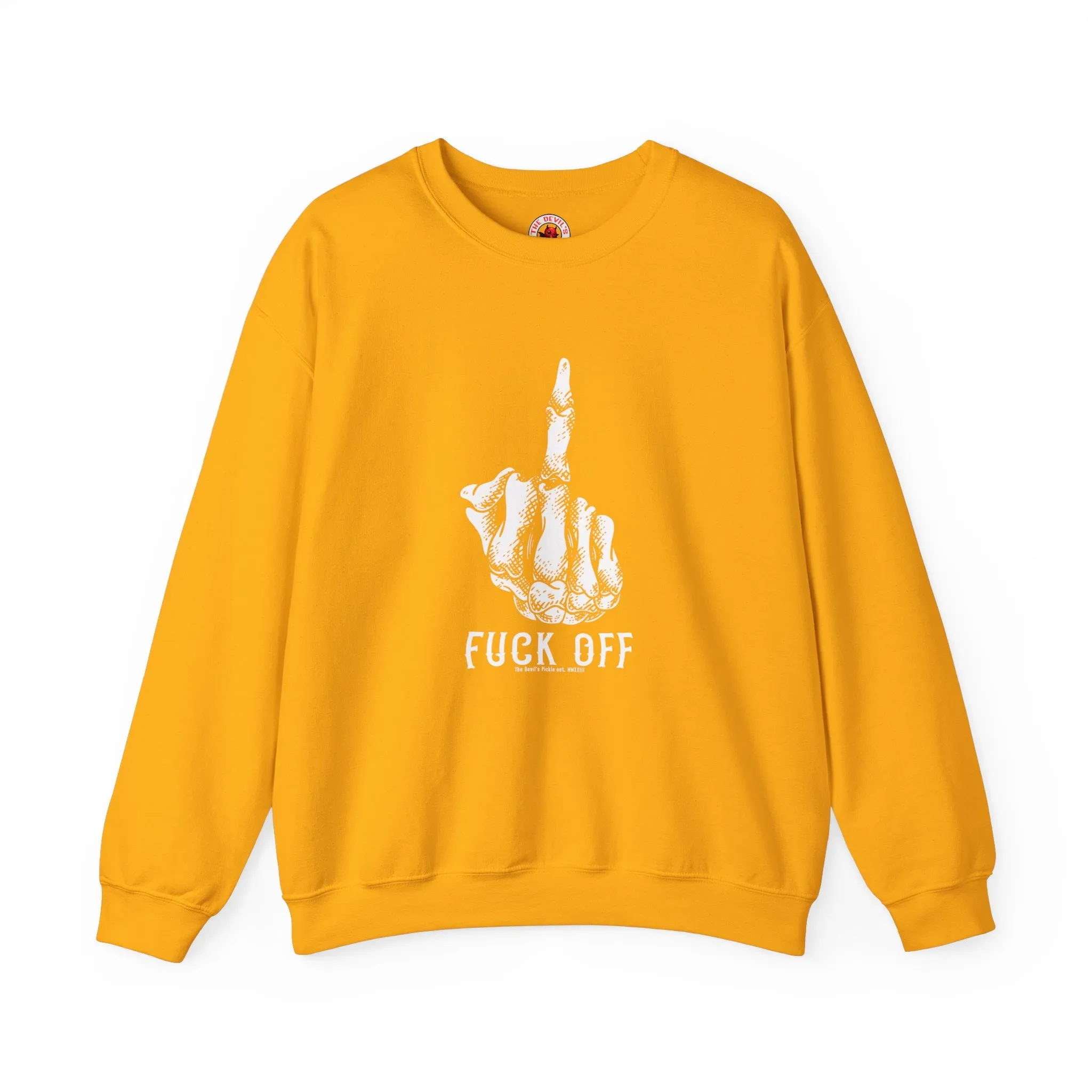 Fuck Off Finger Crewneck Sweatshirt