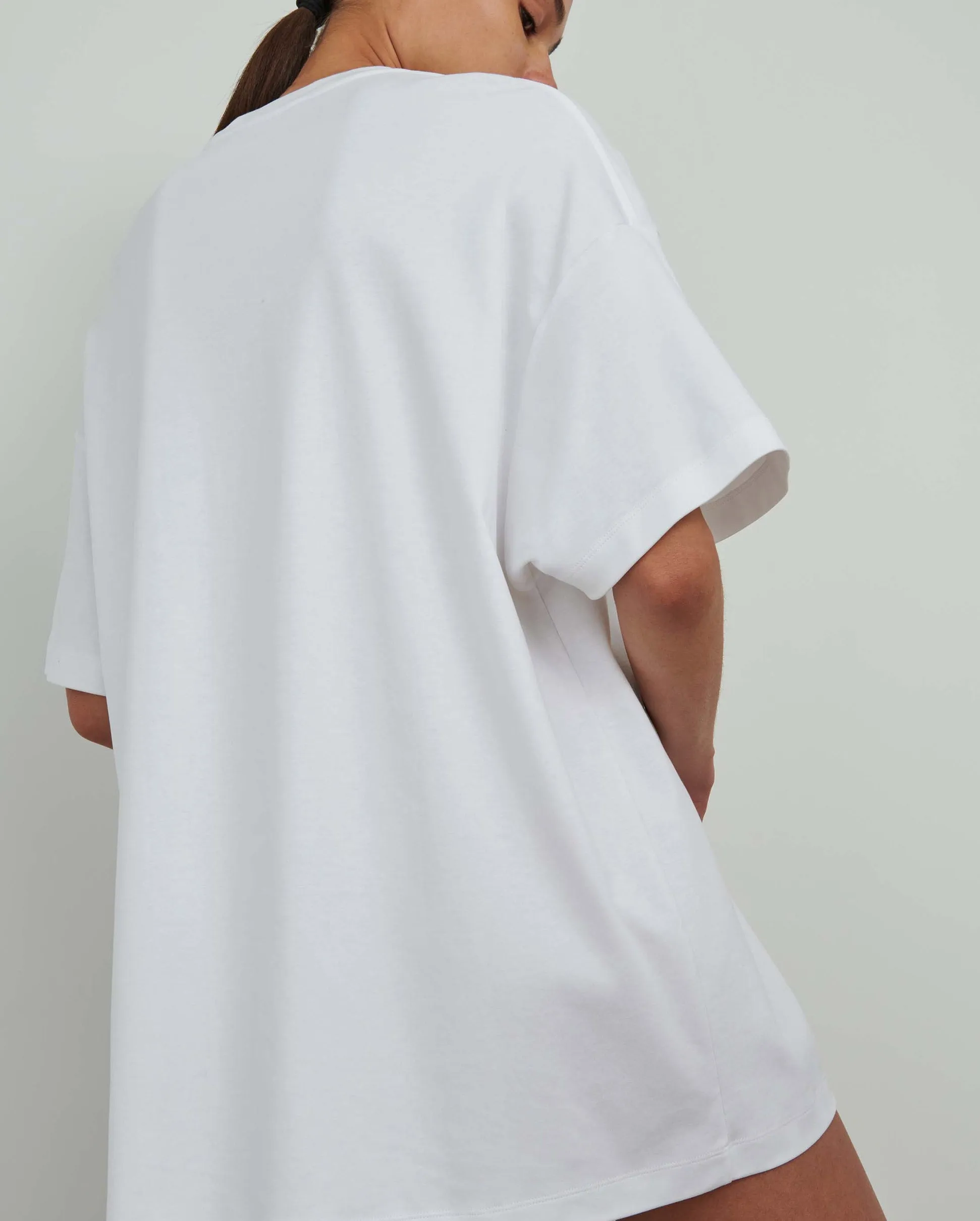 HB OVERSIZE TEE / OFF WHITE