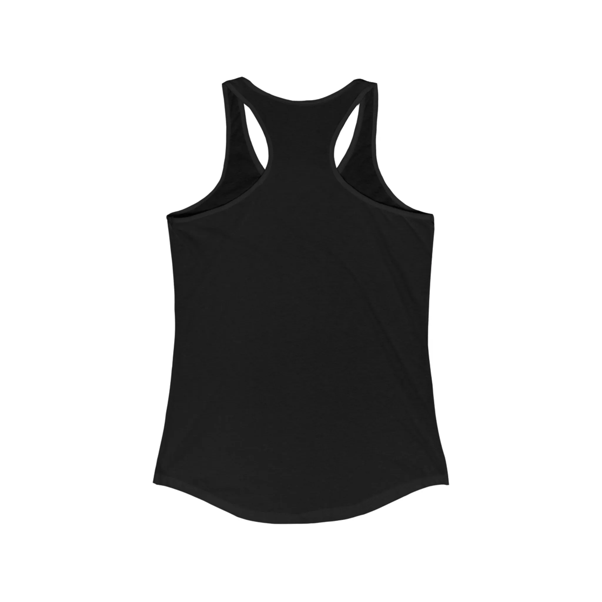 I Will Never Women's Ideal Racerback Tank