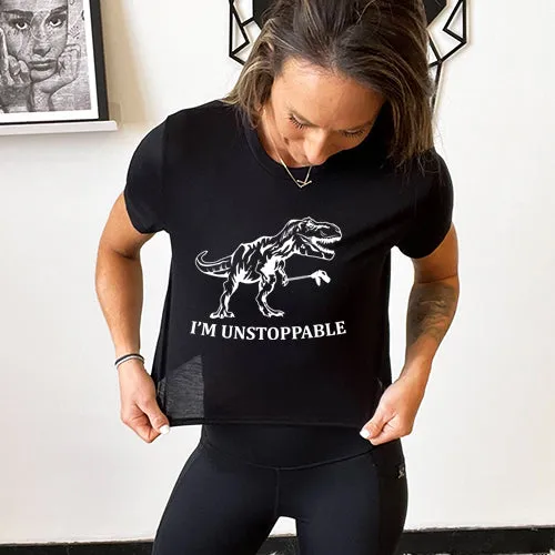 I'm Unstoppable Cropped Tee