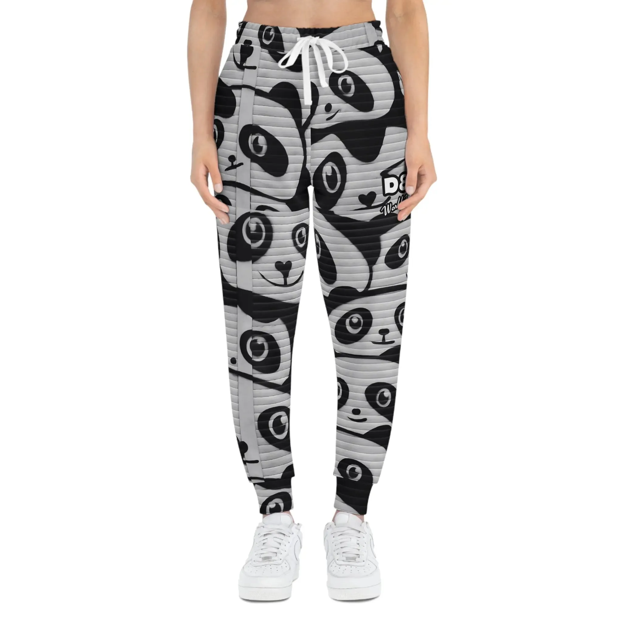 NLB VINTAGE "D&FWF" Panda Athletic Joggers