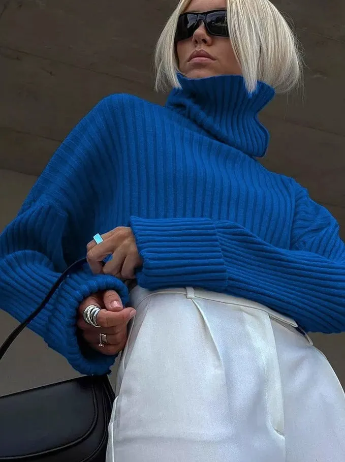 Norah Turtleneck Crop Sweater