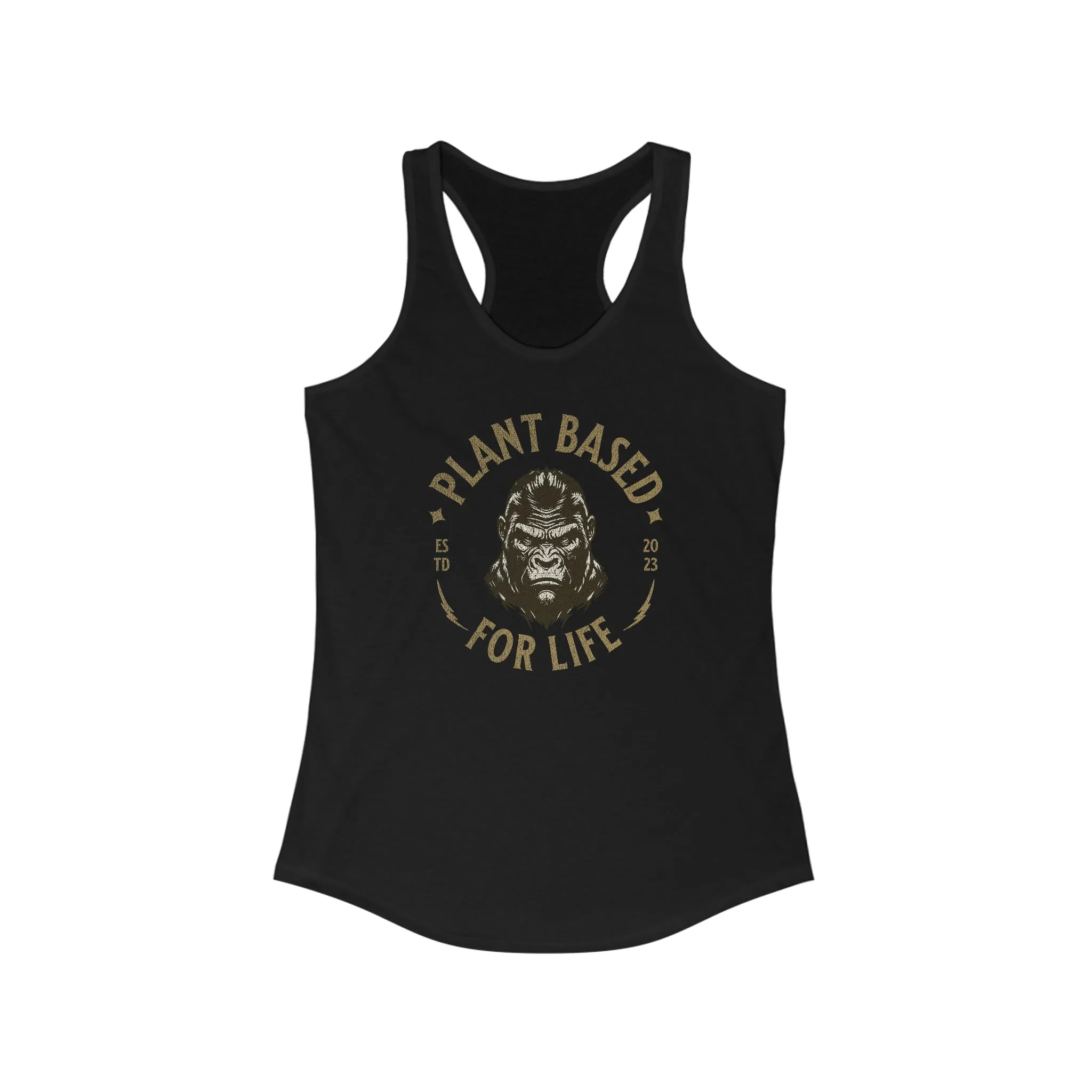 Plant Based For Life - Women's Ideal Racerback Tank