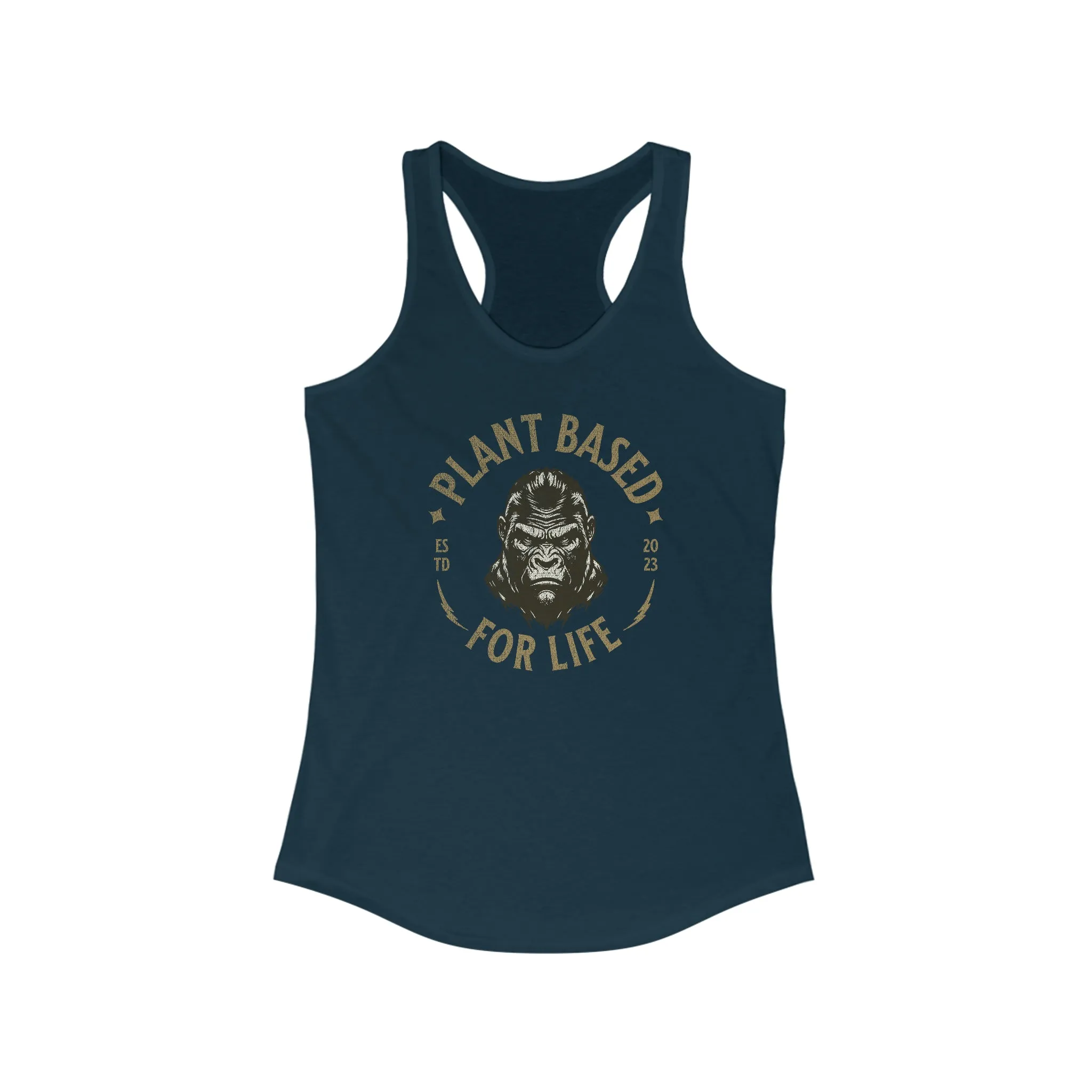 Plant Based For Life - Women's Ideal Racerback Tank