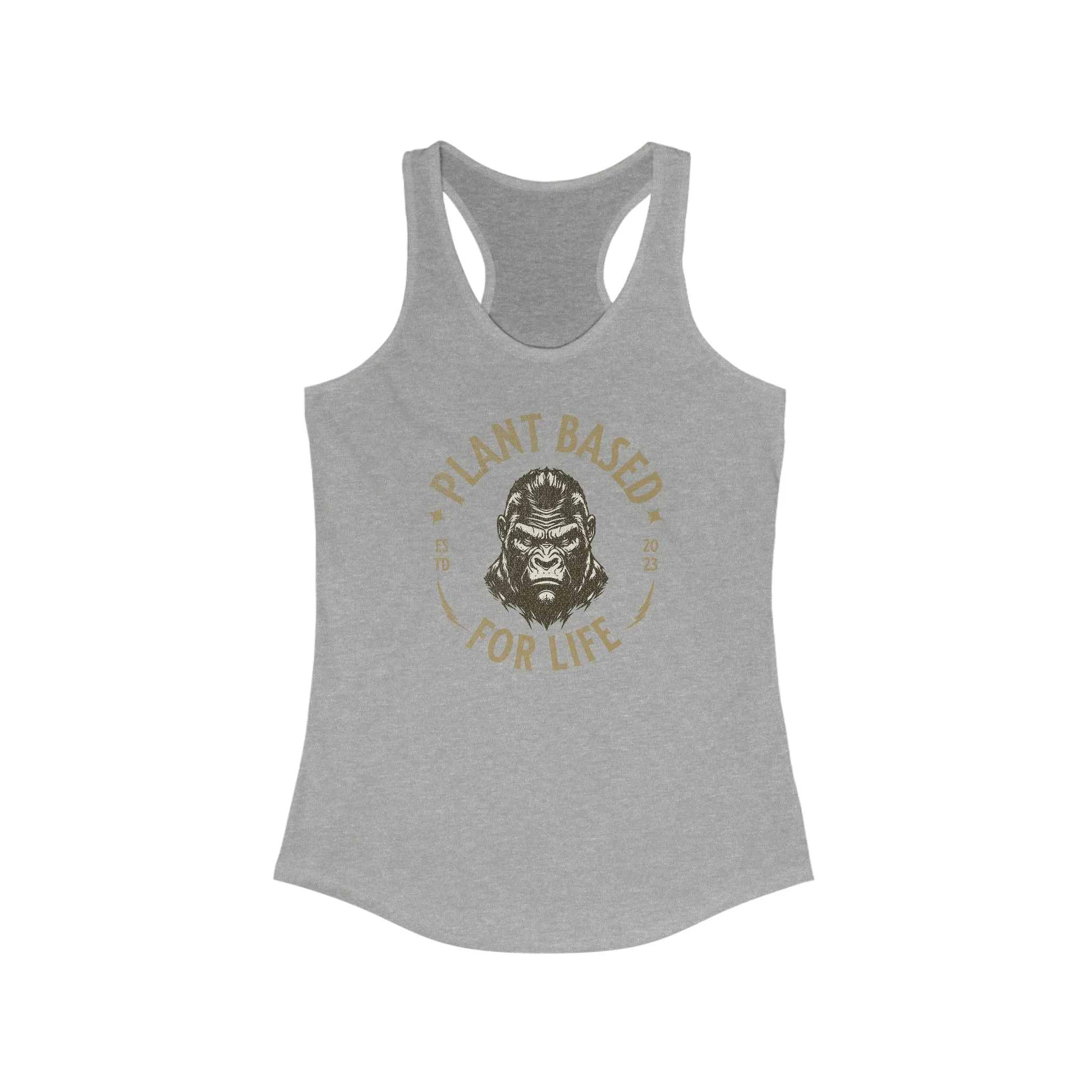 Plant Based For Life - Women's Ideal Racerback Tank