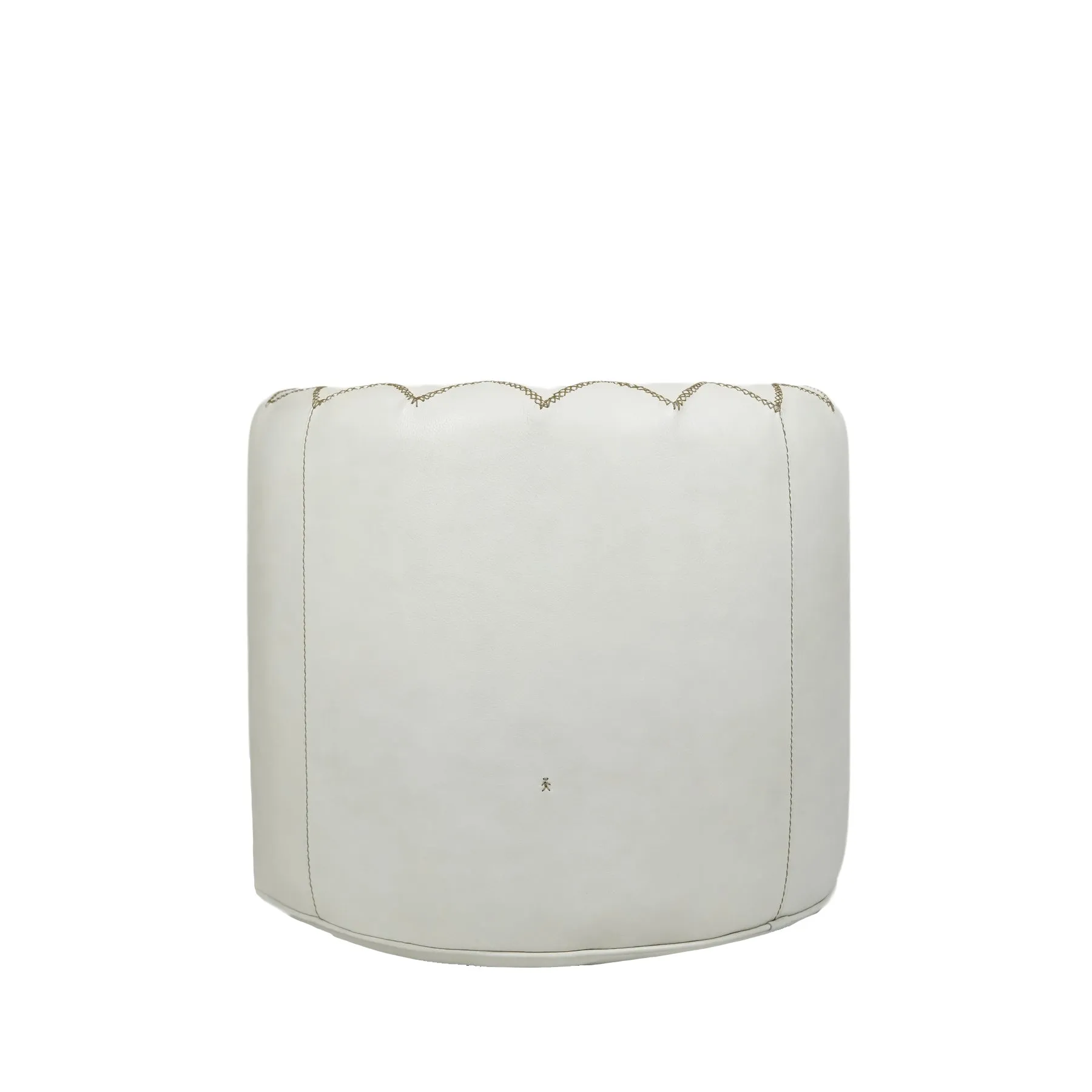 Pouf Dubai L Cervo White