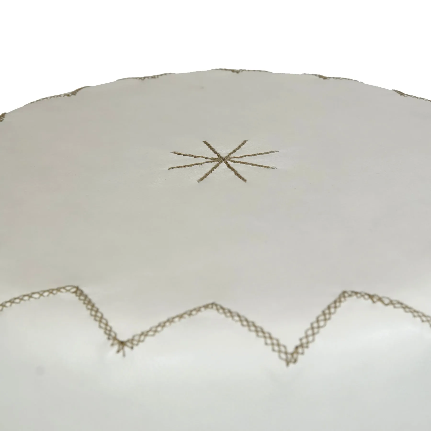 Pouf Dubai L Cervo White