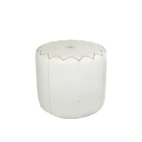 Pouf Dubai S Cervo White