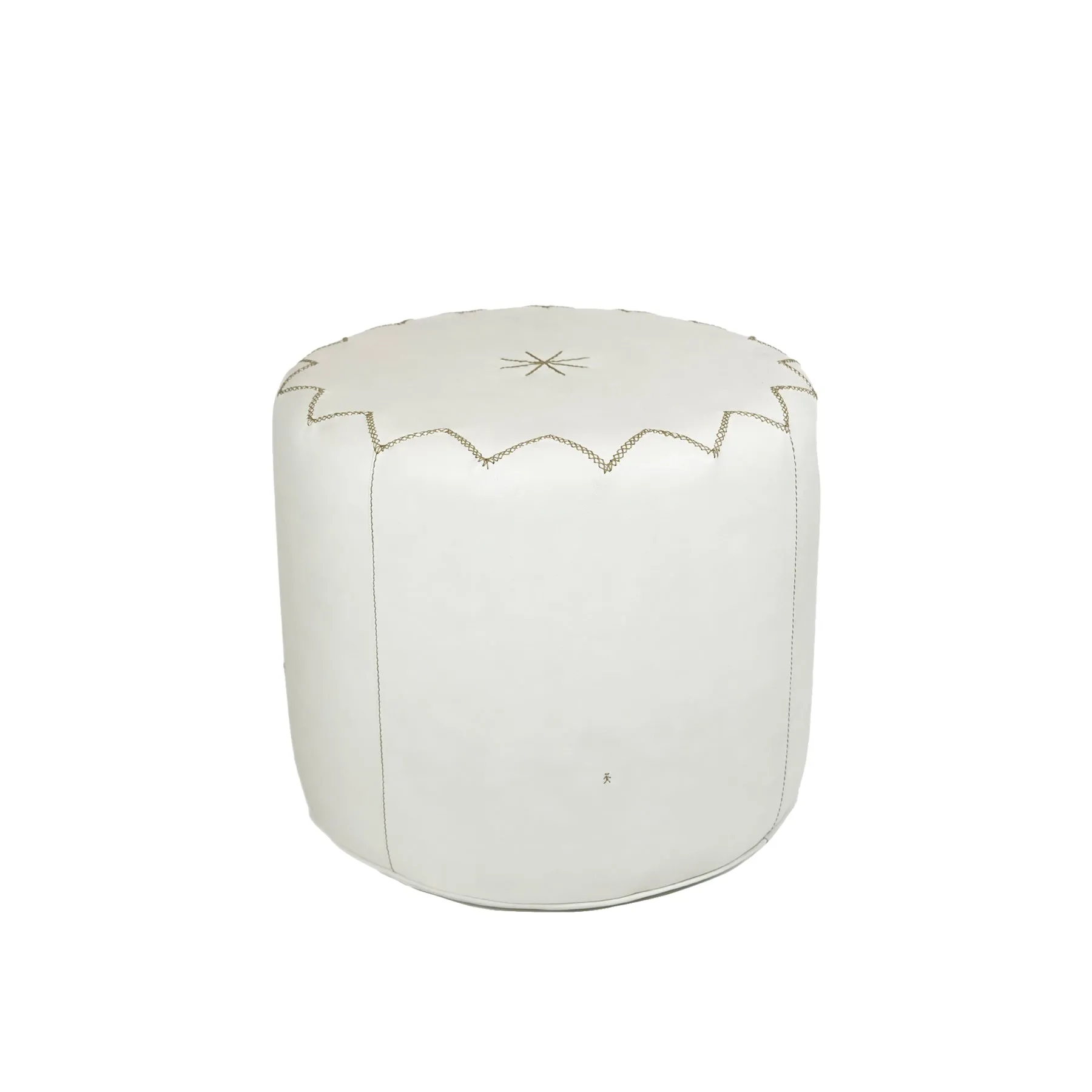 Pouf Dubai S Cervo White