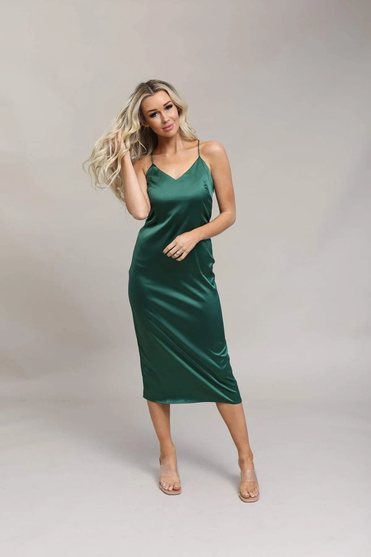 Satin Slip Dress