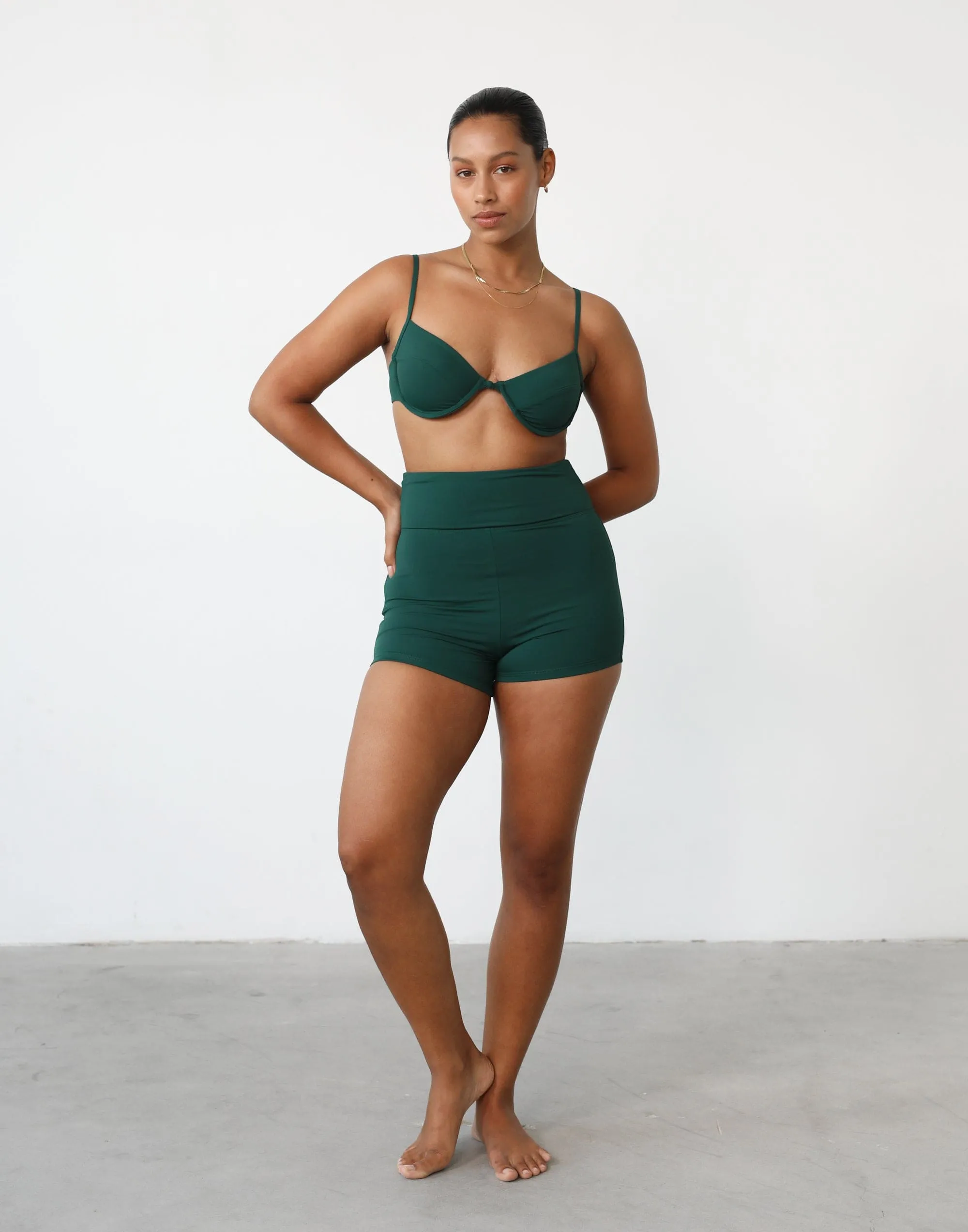 Starboard Balconette Bikini Top (Lake Green)