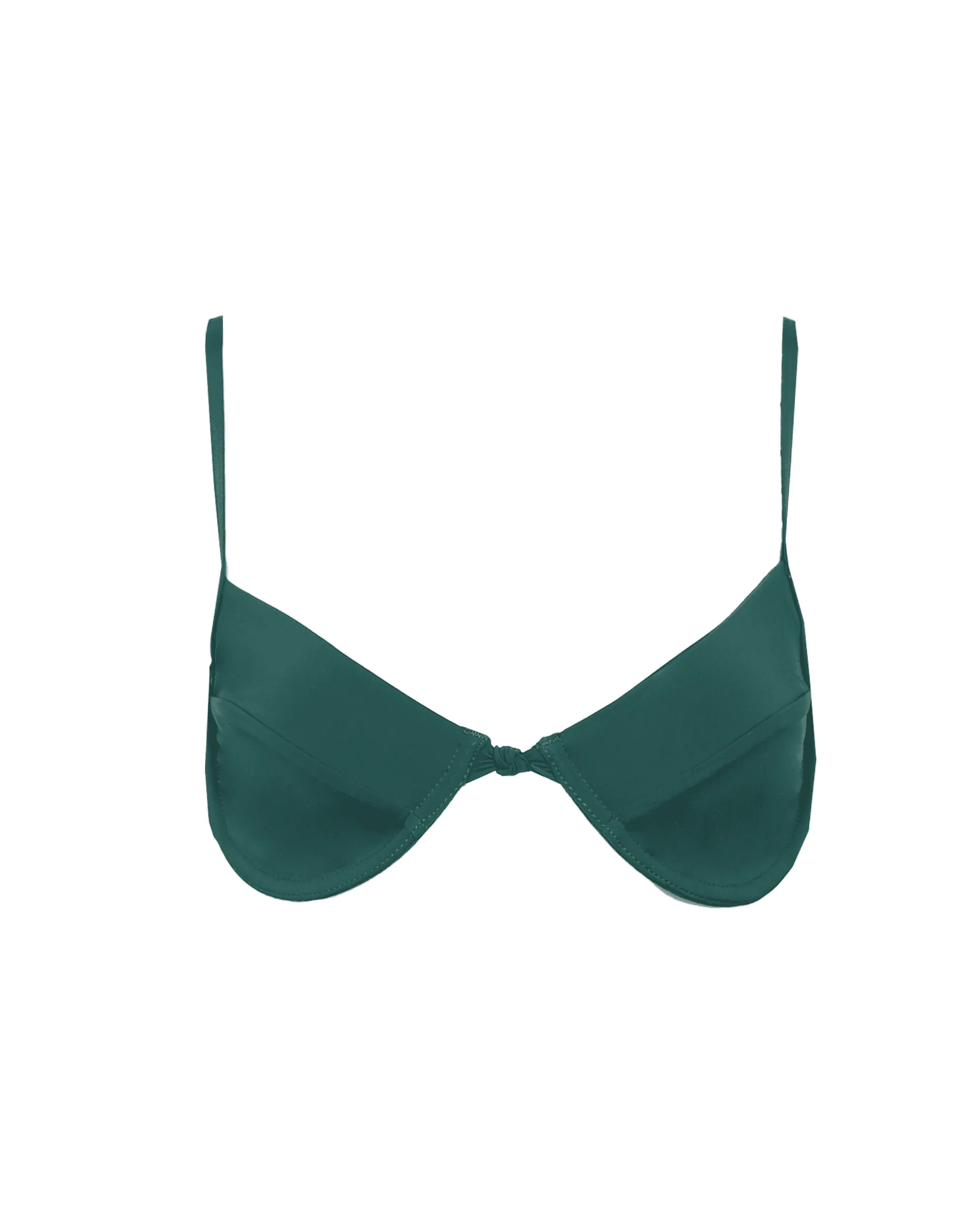 Starboard Balconette Bikini Top (Lake Green)