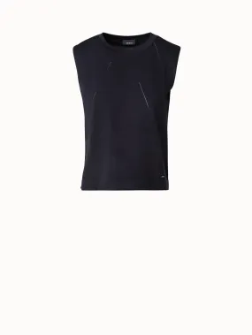 Strick Tank Top aus Baumwolle