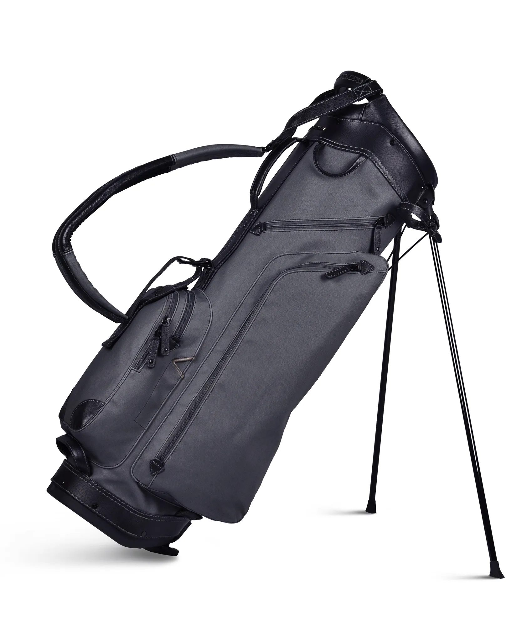 Sun Mountain Durable Canvas & Premium Leather Golf Carry Stand Bag