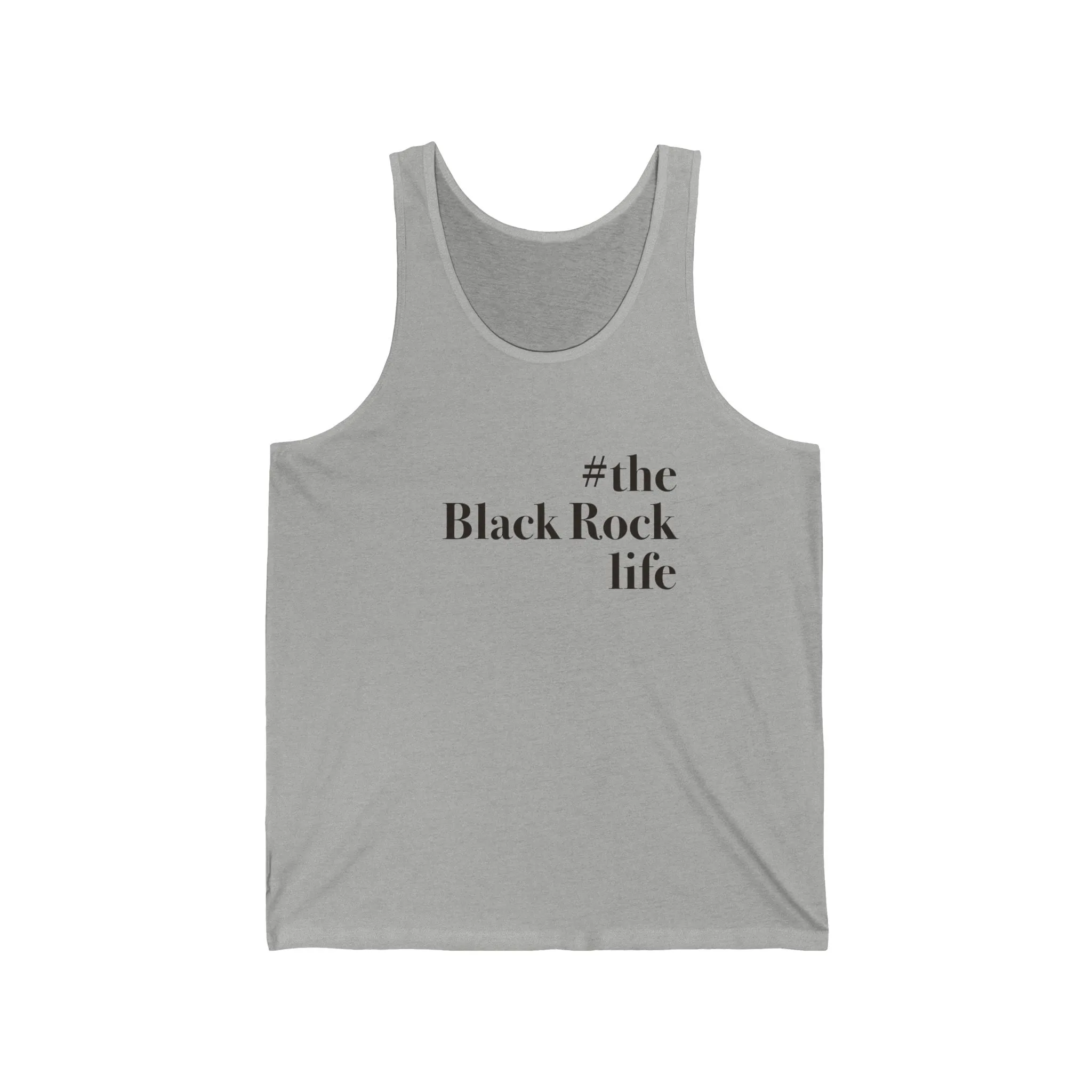 #theblackrocklife Unisex Jersey Tank