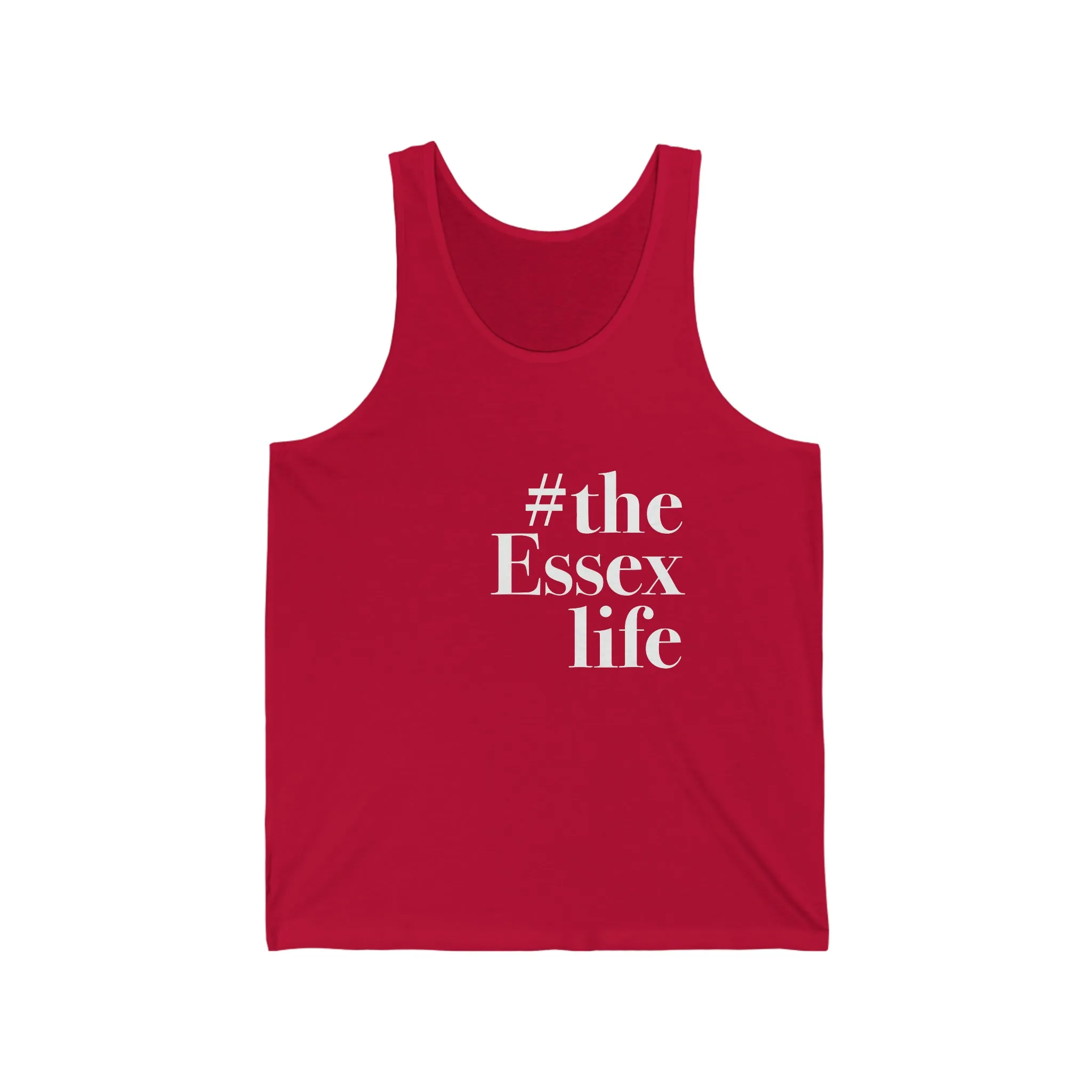 #theessexlife Unisex Jersey Tank